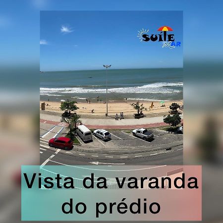 Suite Mar 210 - Economica E Compacta - Praia Do Morro - Predio Frente Mar Com Elevador, Atravessou A Avenida, Ja Esta Na Praia - Garagem - Internet 瓜拉派瑞 外观 照片