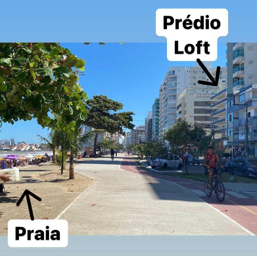 Suite Mar 210 - Economica E Compacta - Praia Do Morro - Predio Frente Mar Com Elevador, Atravessou A Avenida, Ja Esta Na Praia - Garagem - Internet 瓜拉派瑞 外观 照片