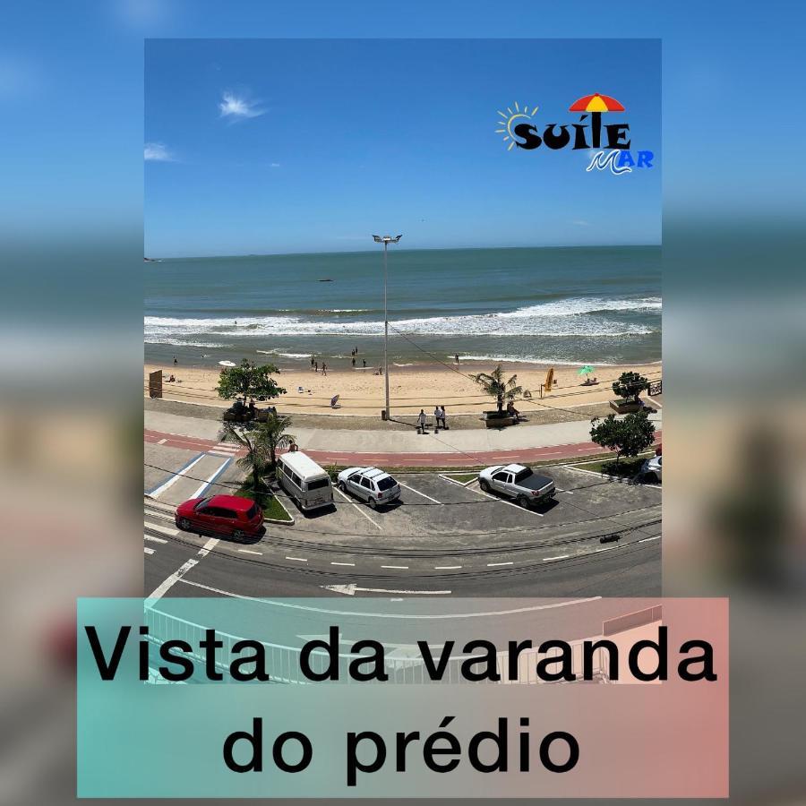 Suite Mar 210 - Economica E Compacta - Praia Do Morro - Predio Frente Mar Com Elevador, Atravessou A Avenida, Ja Esta Na Praia - Garagem - Internet 瓜拉派瑞 外观 照片
