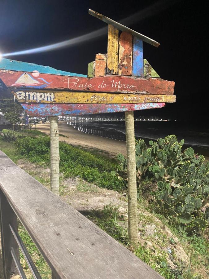Suite Mar 210 - Economica E Compacta - Praia Do Morro - Predio Frente Mar Com Elevador, Atravessou A Avenida, Ja Esta Na Praia - Garagem - Internet 瓜拉派瑞 外观 照片