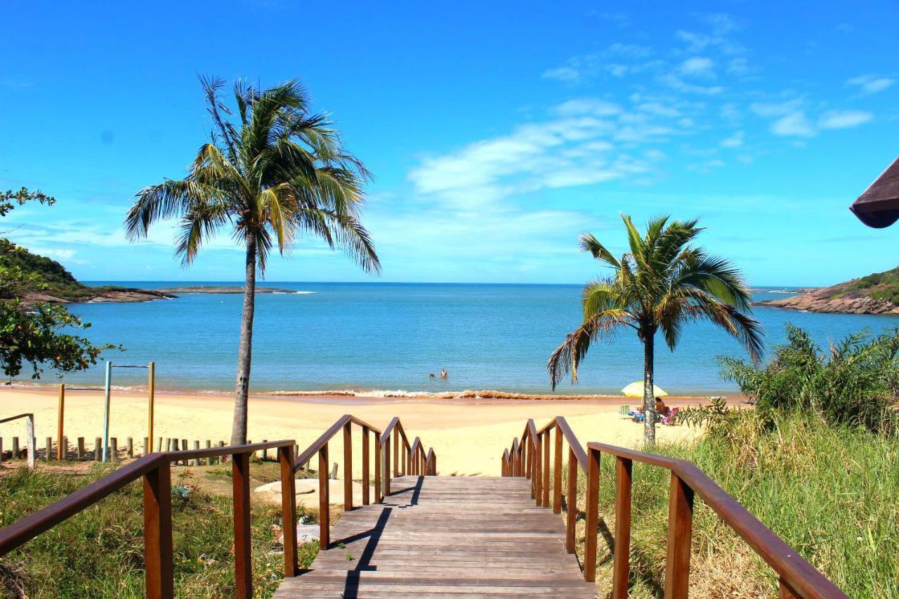 Suite Mar 210 - Economica E Compacta - Praia Do Morro - Predio Frente Mar Com Elevador, Atravessou A Avenida, Ja Esta Na Praia - Garagem - Internet 瓜拉派瑞 外观 照片