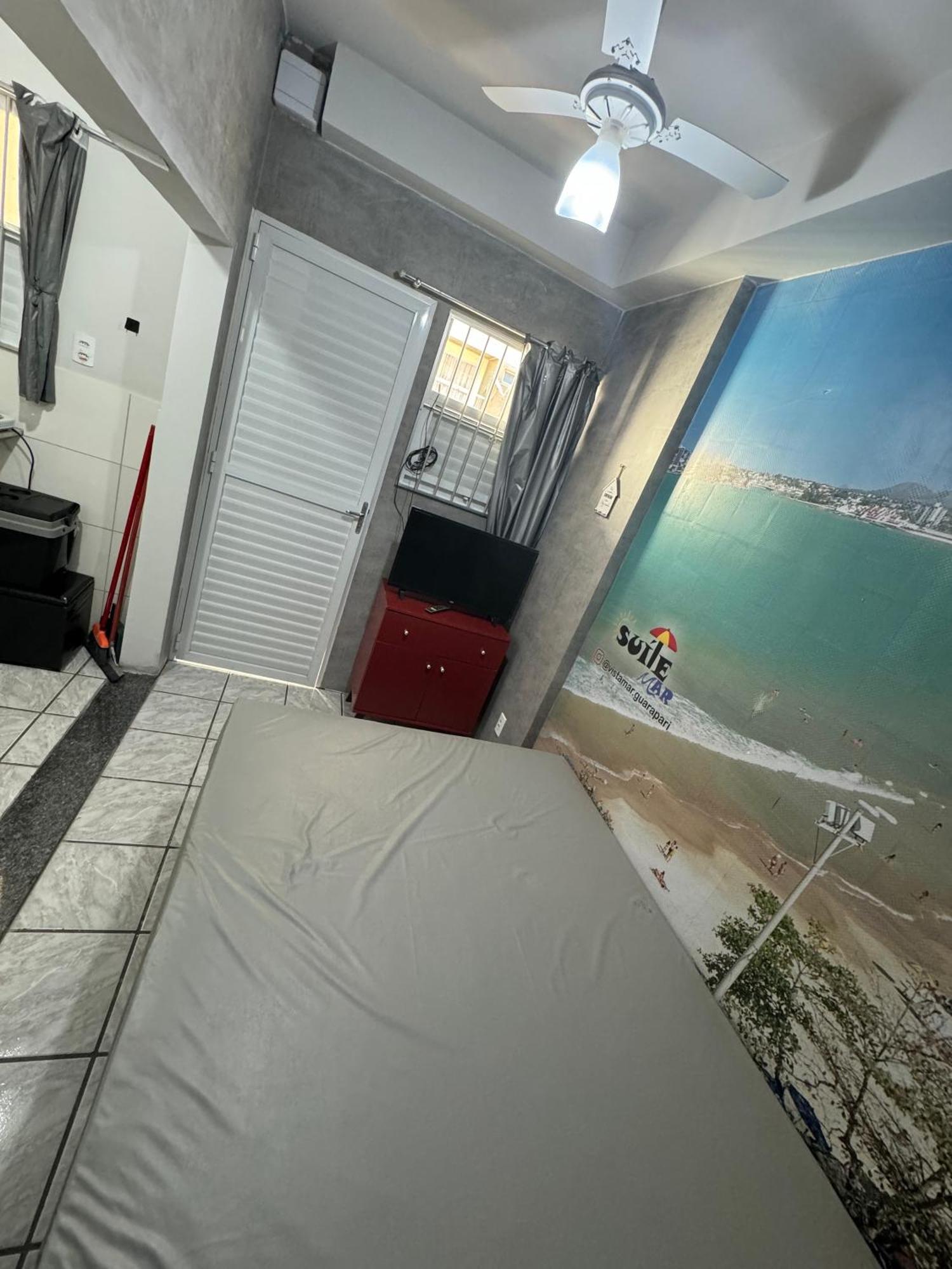 Suite Mar 210 - Economica E Compacta - Praia Do Morro - Predio Frente Mar Com Elevador, Atravessou A Avenida, Ja Esta Na Praia - Garagem - Internet 瓜拉派瑞 外观 照片