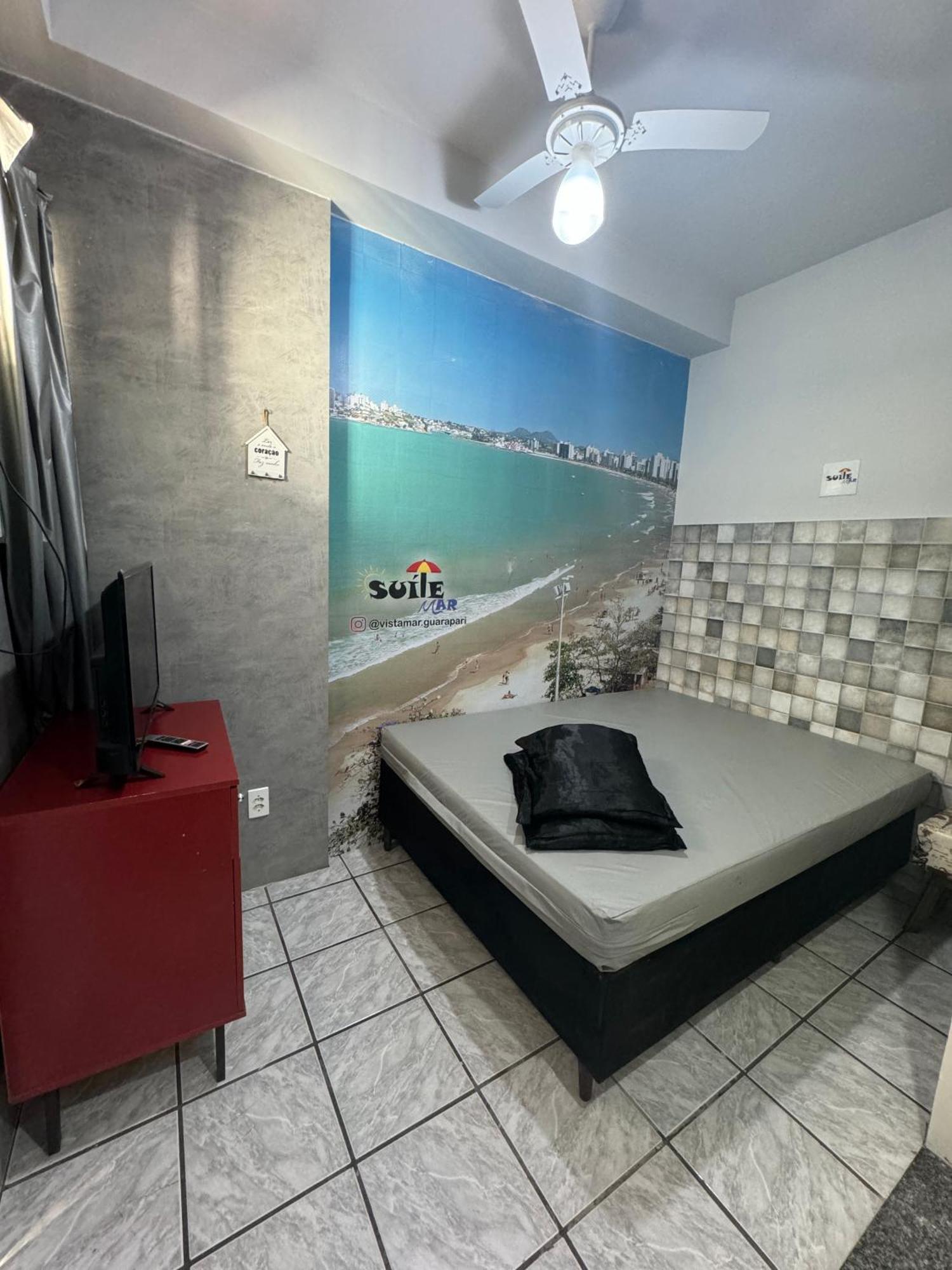 Suite Mar 210 - Economica E Compacta - Praia Do Morro - Predio Frente Mar Com Elevador, Atravessou A Avenida, Ja Esta Na Praia - Garagem - Internet 瓜拉派瑞 外观 照片