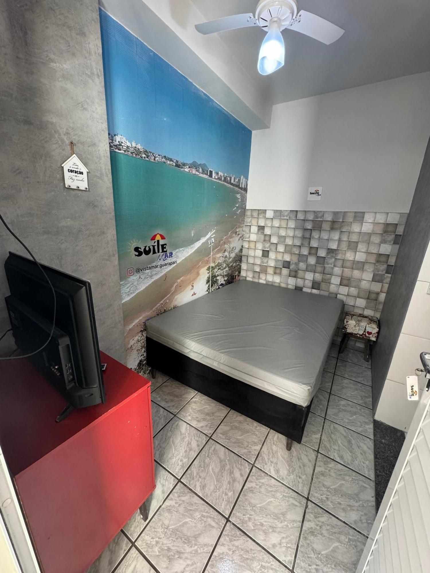 Suite Mar 210 - Economica E Compacta - Praia Do Morro - Predio Frente Mar Com Elevador, Atravessou A Avenida, Ja Esta Na Praia - Garagem - Internet 瓜拉派瑞 外观 照片